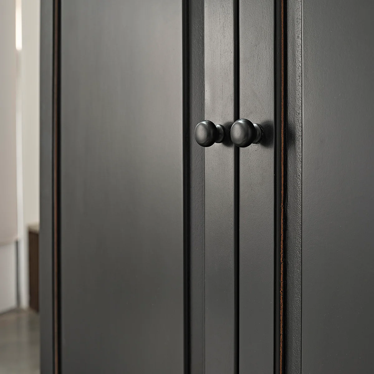 Armoire en acajou massif 190 cm - Image 5