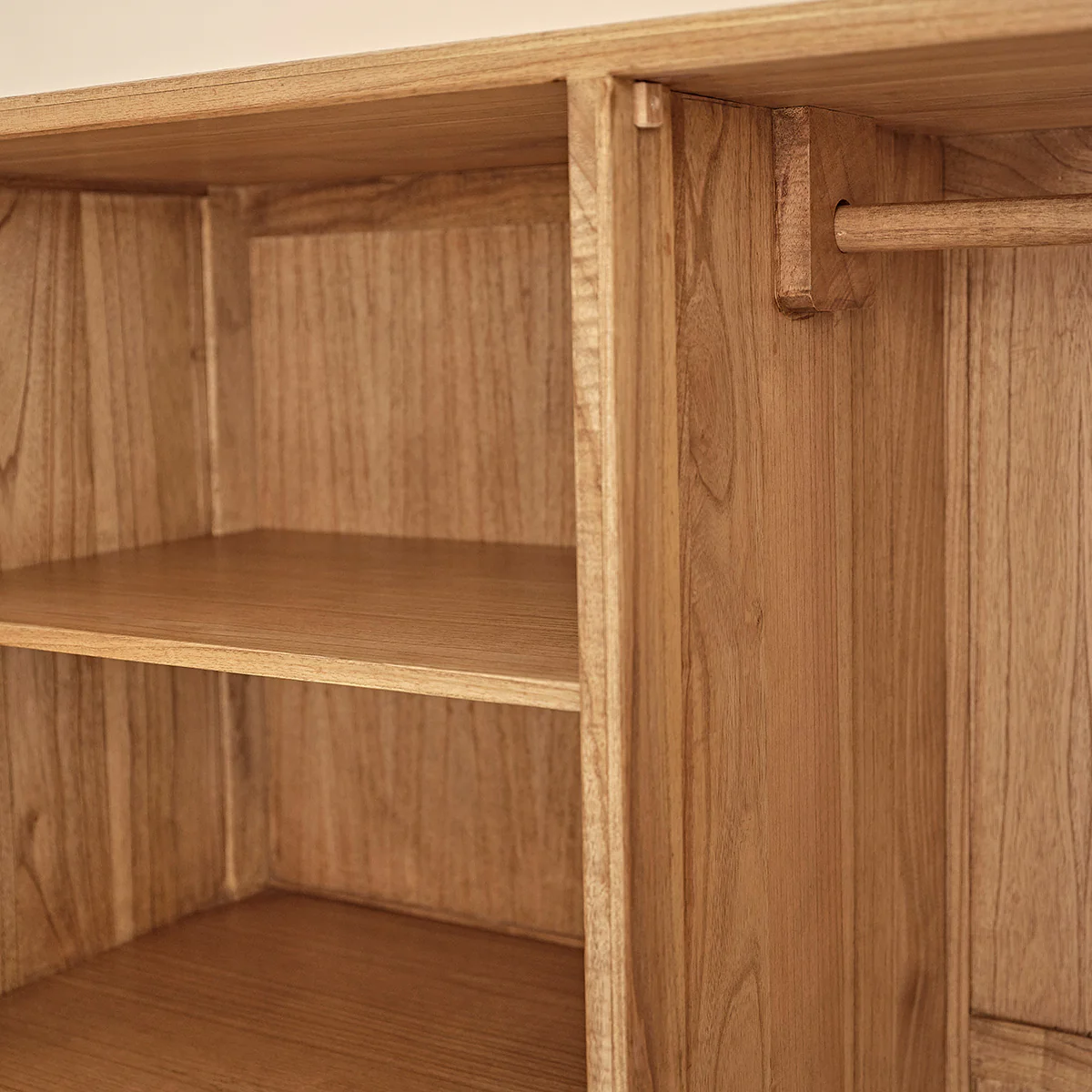 Armoire en mindi massif 180 cm - Image 6