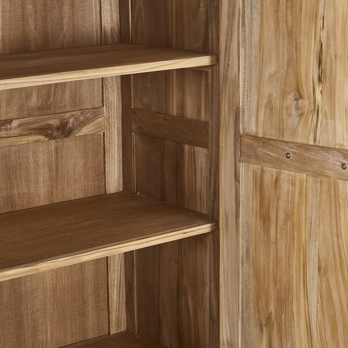 Armoire en teck massif 115 cm - Image 4