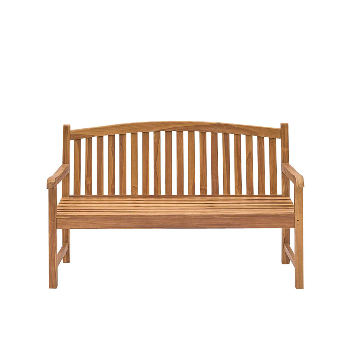 Banc de jardin en teck huilé massif - Image 2