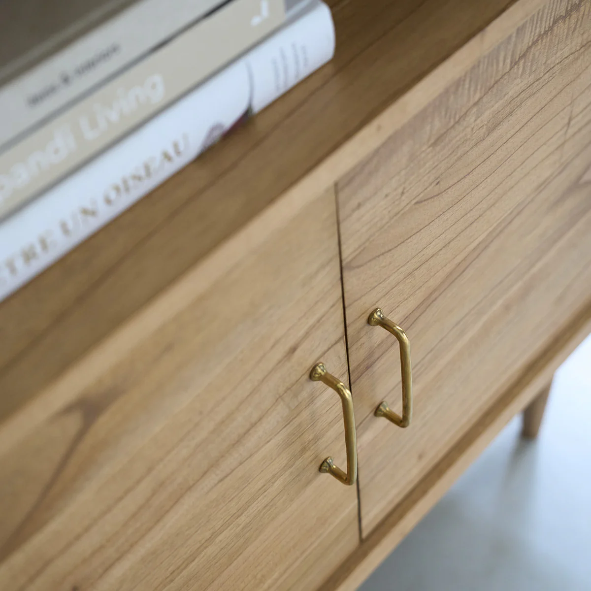 Bibliothèque en mindi massif 85 cm - Image 6