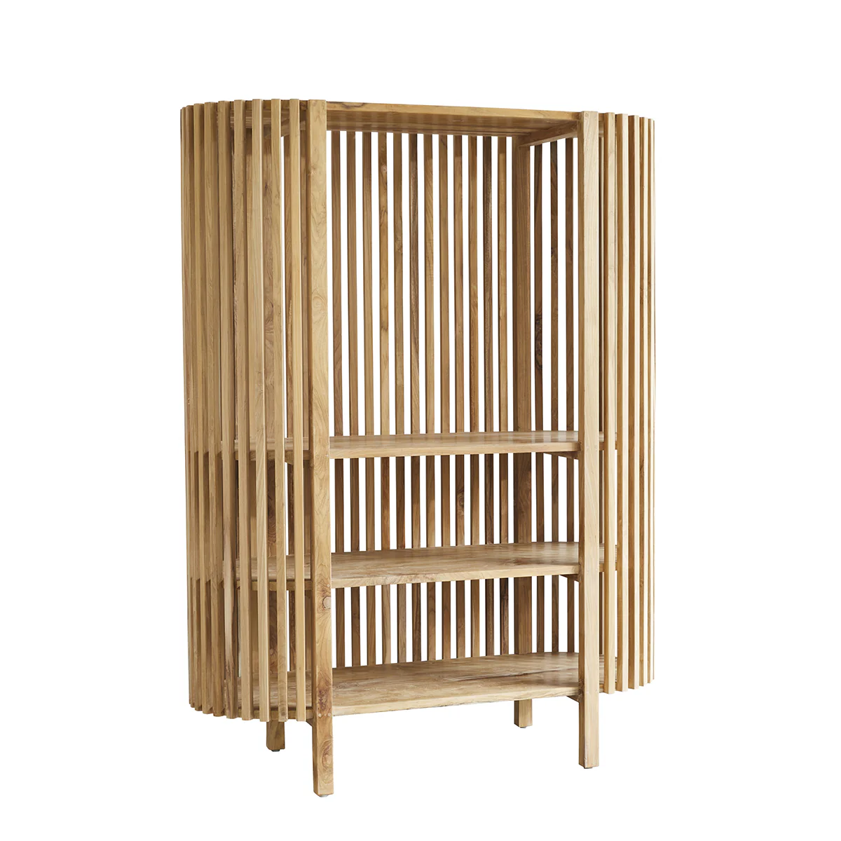 Bibliothèque en teck massif 160 cm - Image 4