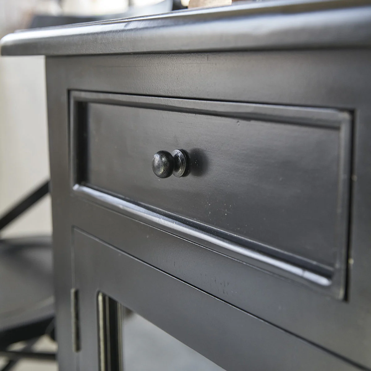 Buffet en acajou massif 160 cm - Image 3