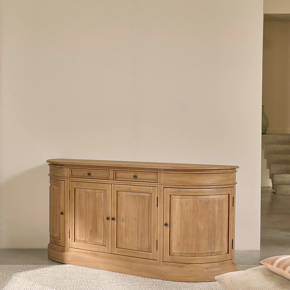 Buffet en teck massif 180 cm - Image 4