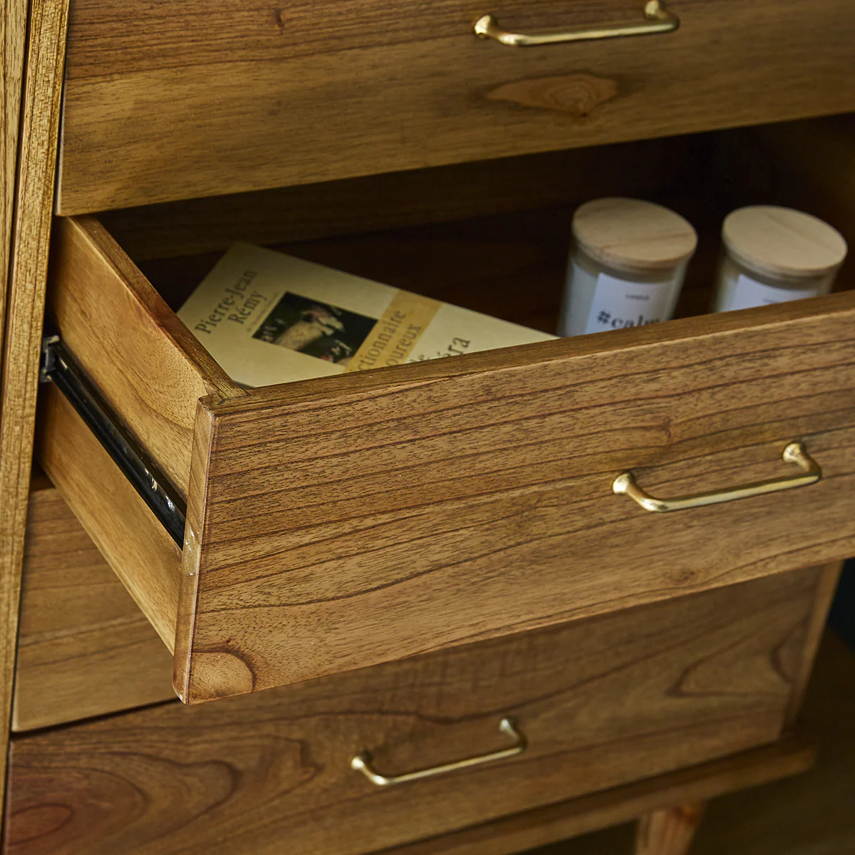 Buffet en mindi massif 105 cm - Image 6