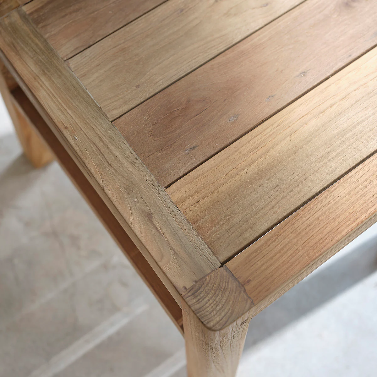 Chaise en teck massif recyclé - Image 3