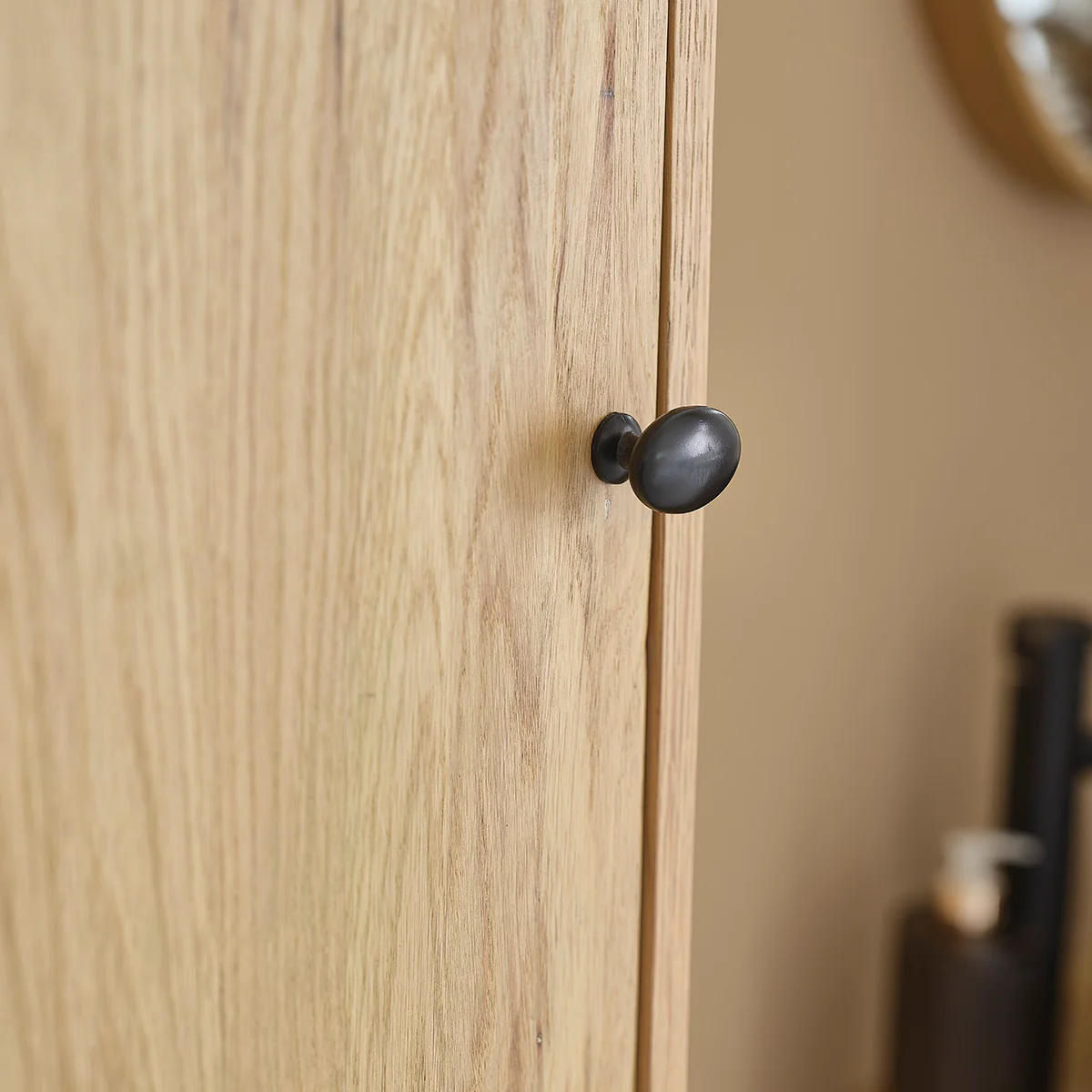 Colonne de salle de bain en chêne massif 150 cm - Image 4