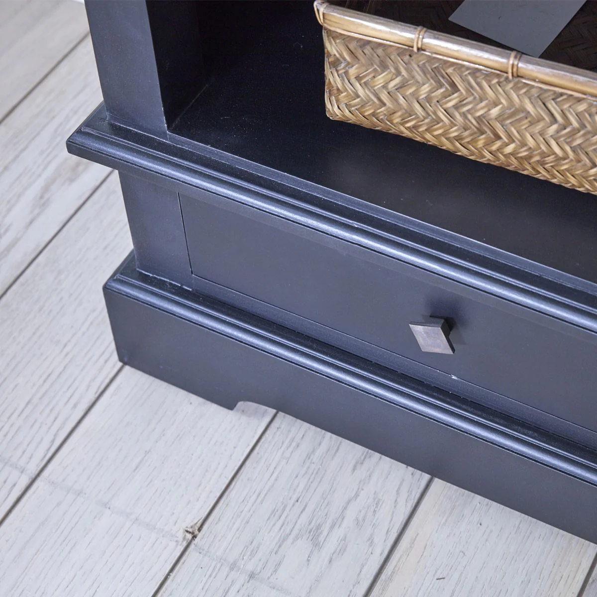 Commode en acajou et teck massif 95 cm - Image 4