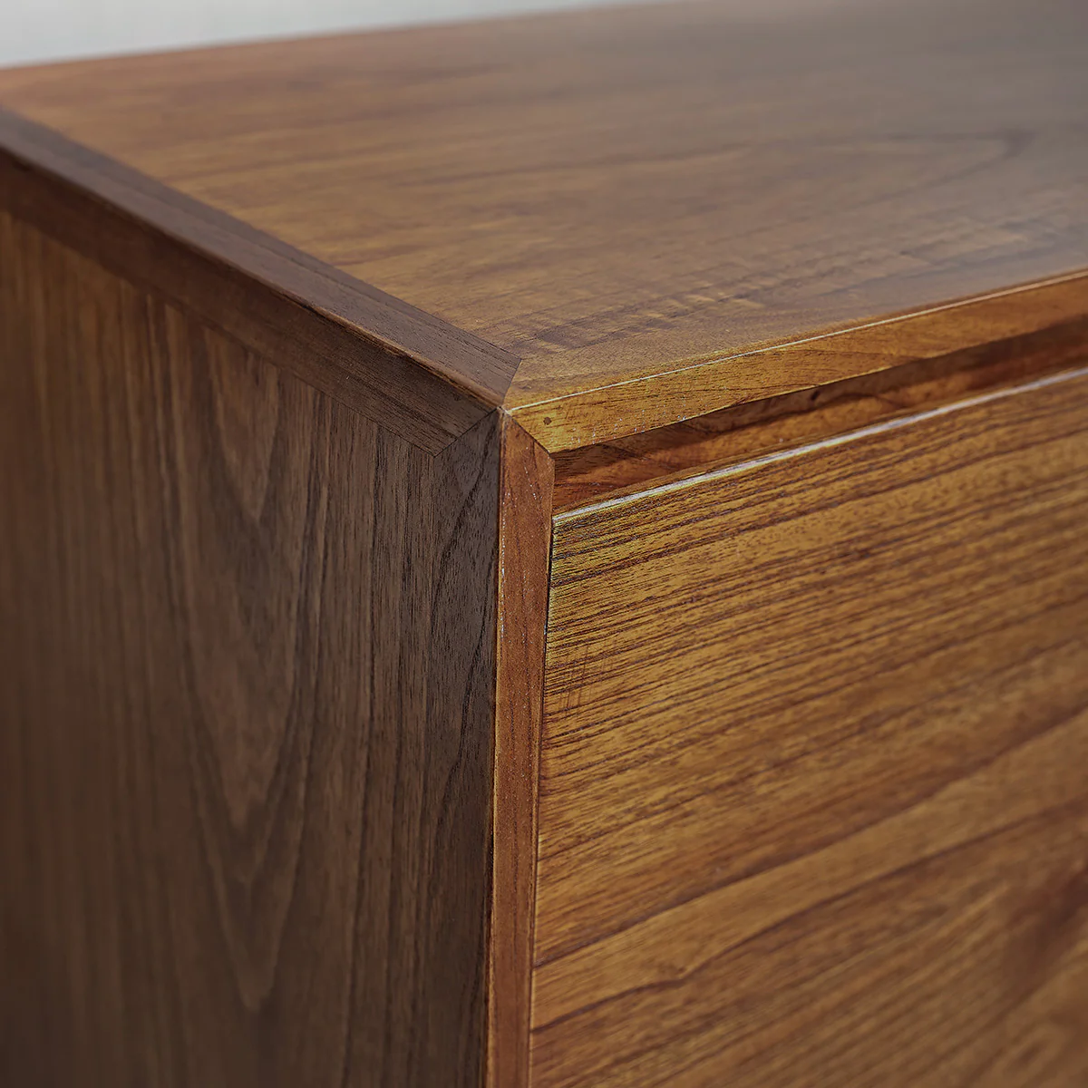 Commode en mindi massif finition noyer 180 cm - Image 5