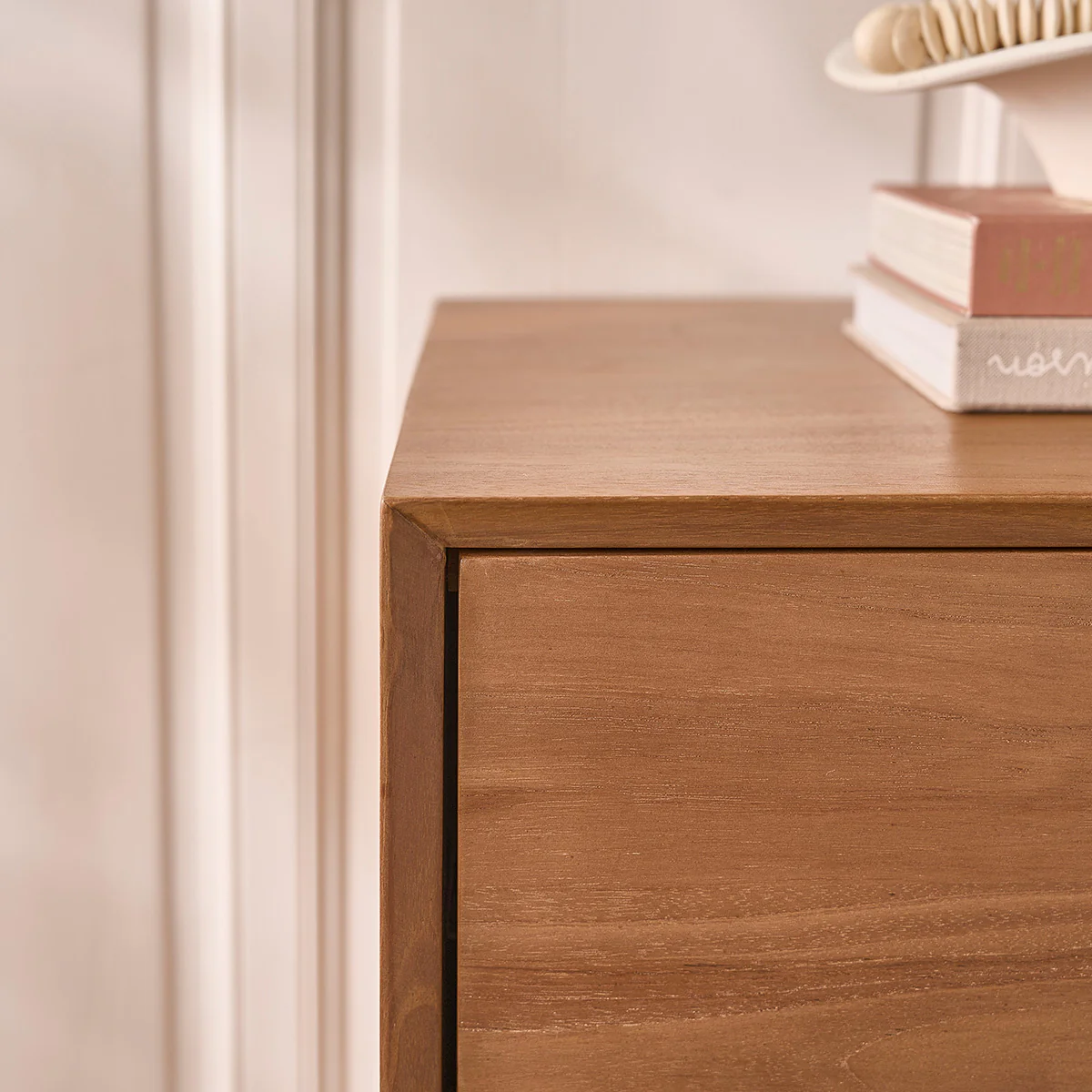 Commode en teck massif 110 cm - Image 6