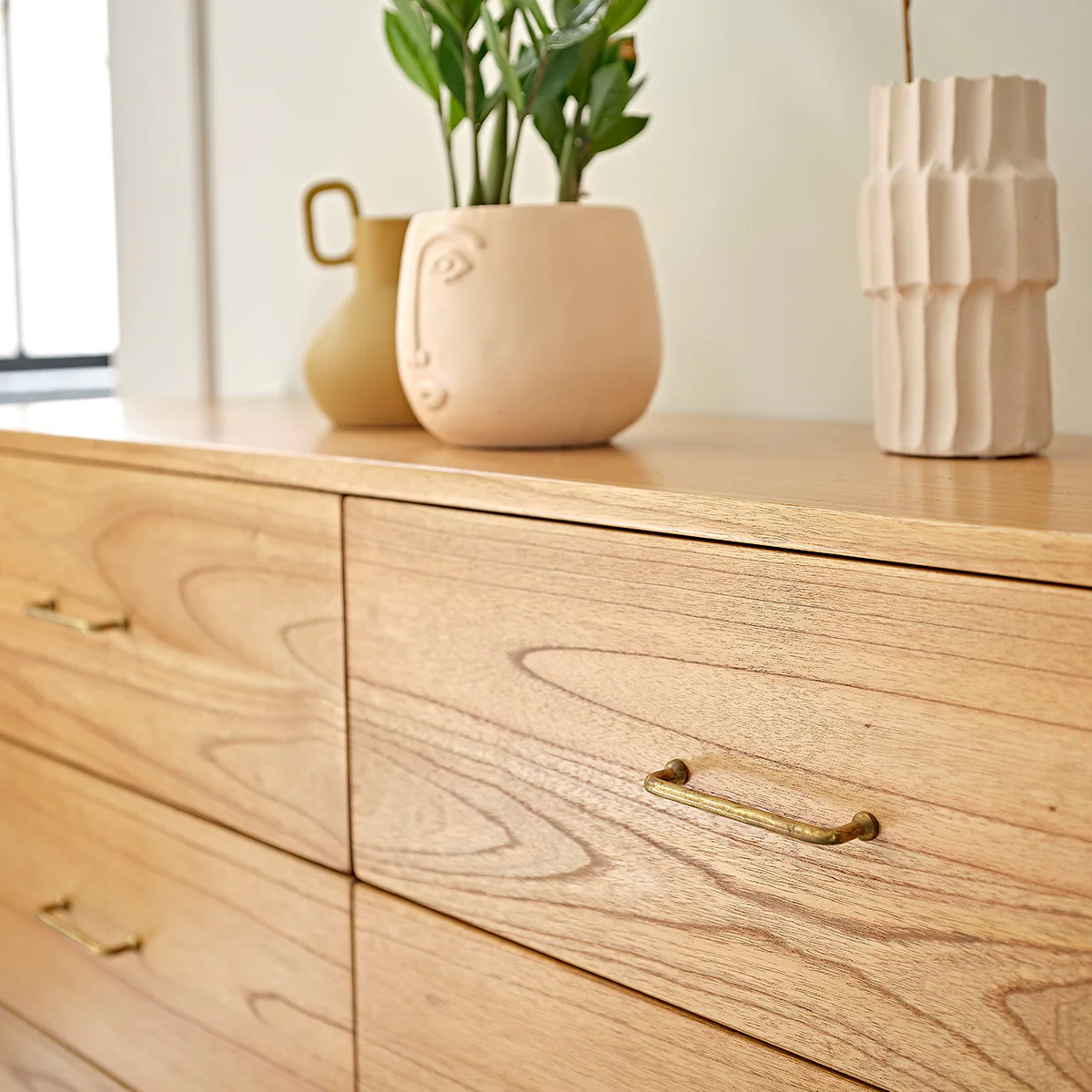 Commode en mindi massif 130 cm - Image 4