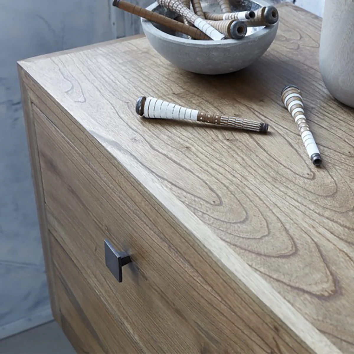 Commode en mindi massif 200 cm - Image 4