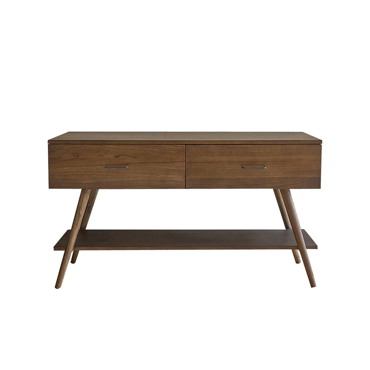 Meuble de salle de bain en mindi massif 135 cm - Image 2