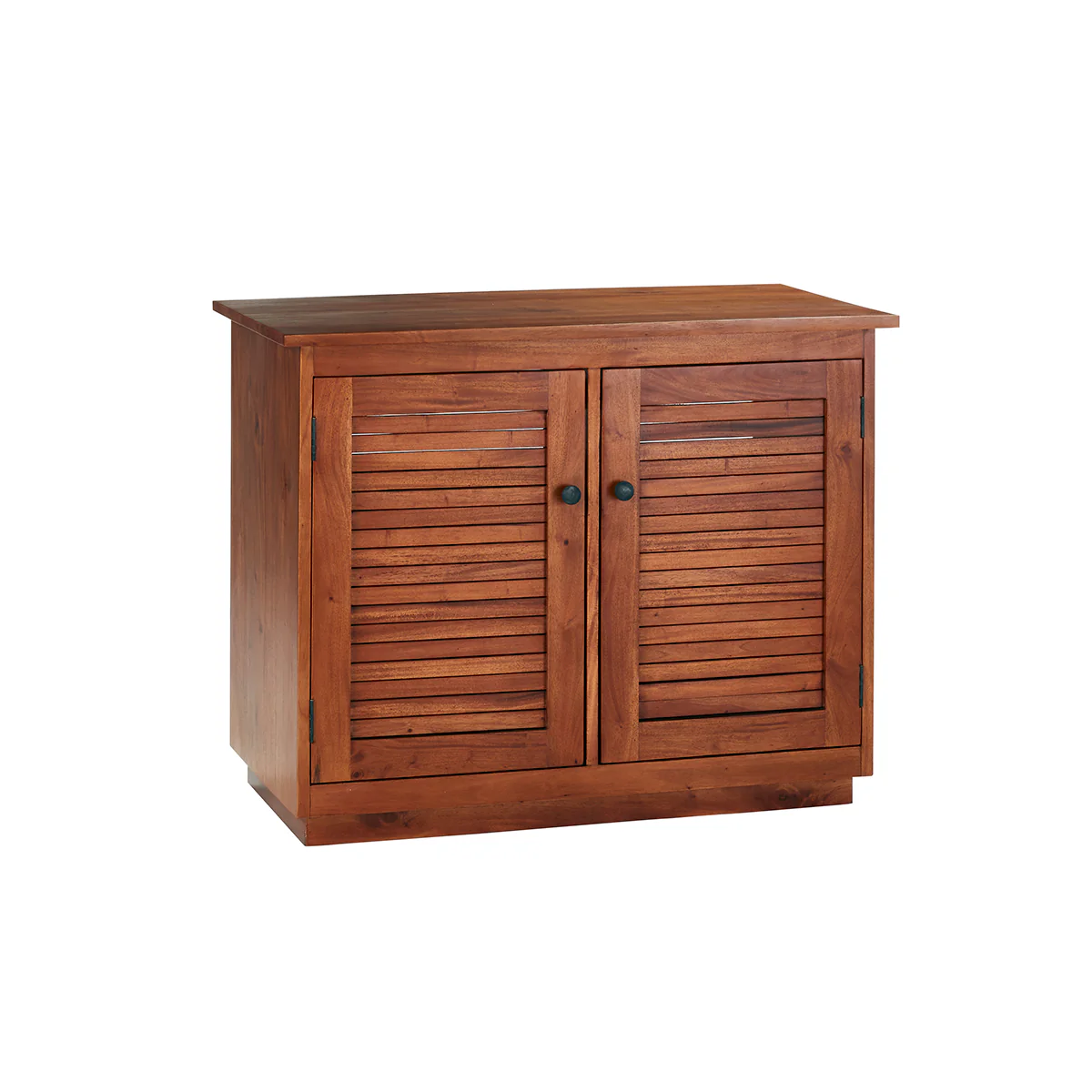 Meuble sous vasque en acajou massif 97 cm - Image 3