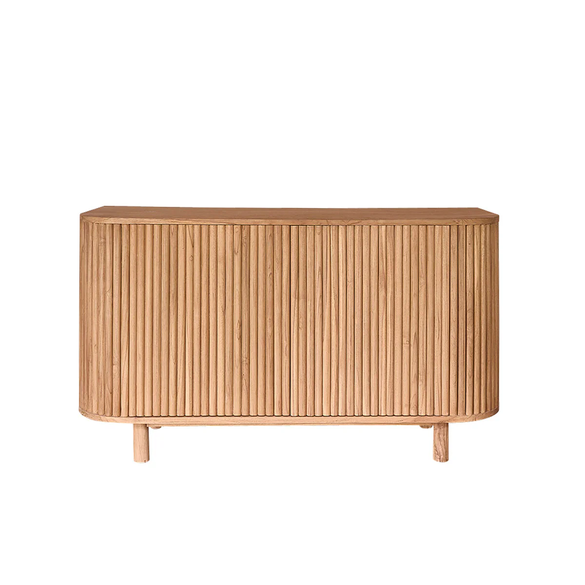 Meuble sous vasque en teck massif 140 cm - Image 2