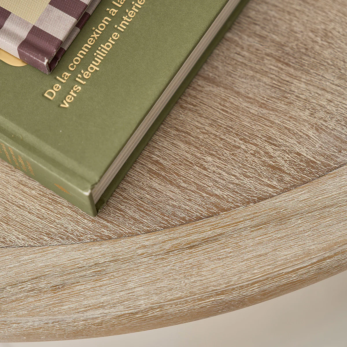 Meuble TV en bois d'acajou et teck blanc 160 cm - Image 7