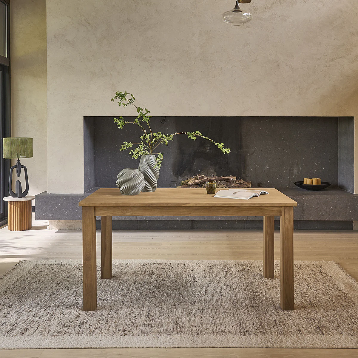 Table en teck massif 6 pers. - Image 3