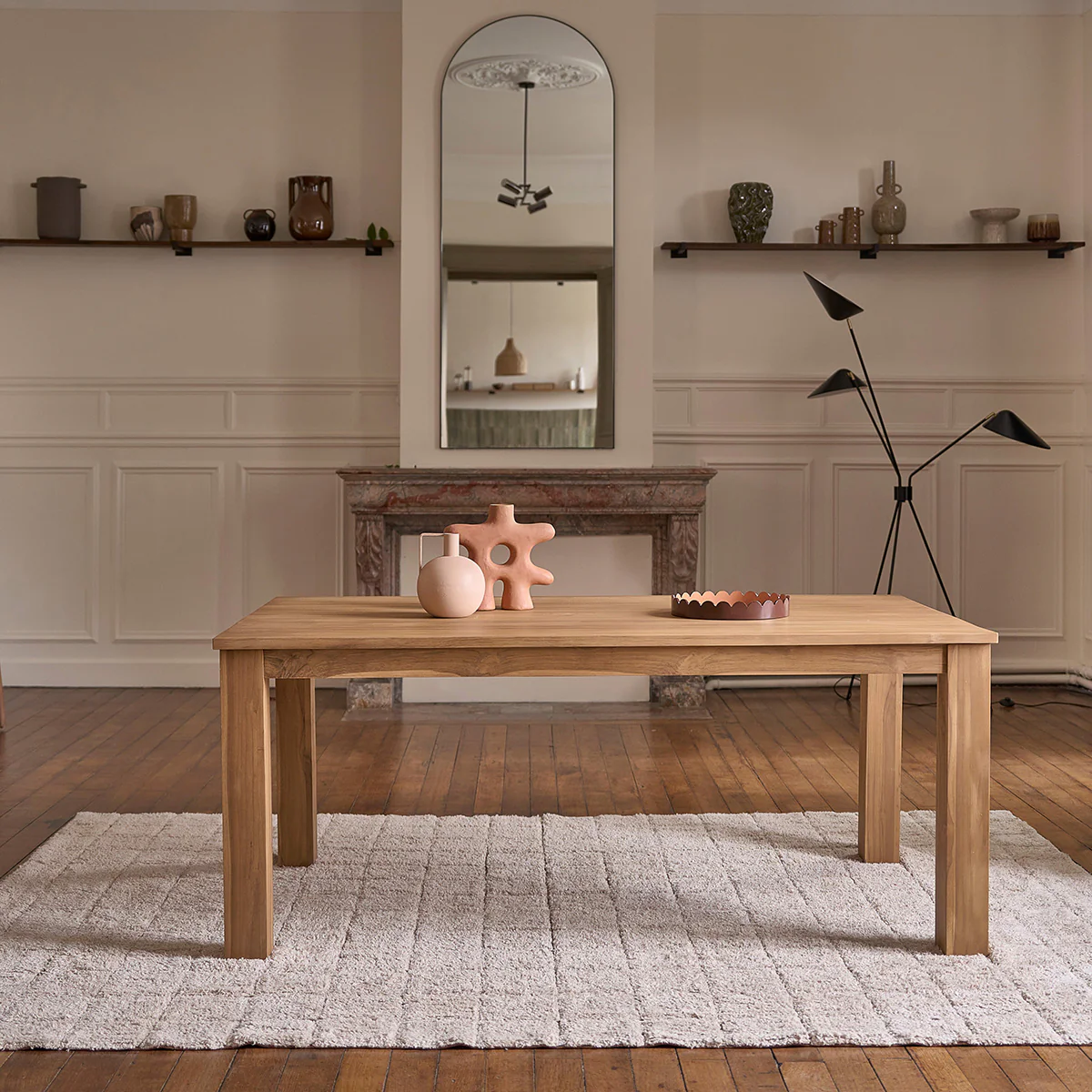 Table en teck massif 8 pers. - Image 3