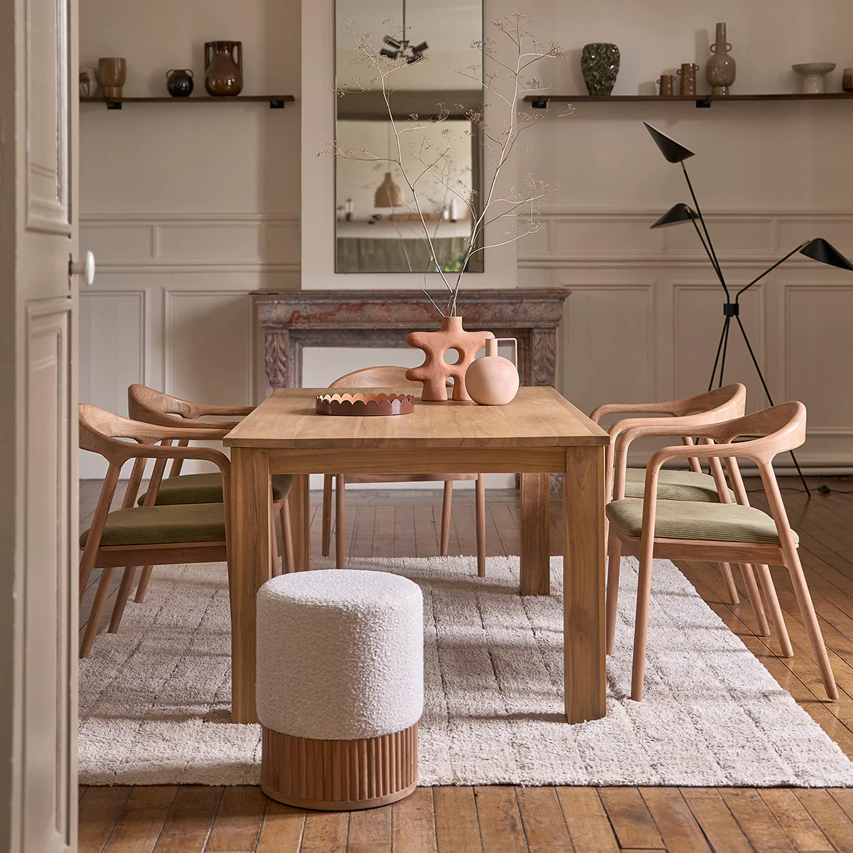 Table en teck massif 8 pers. - Image 7