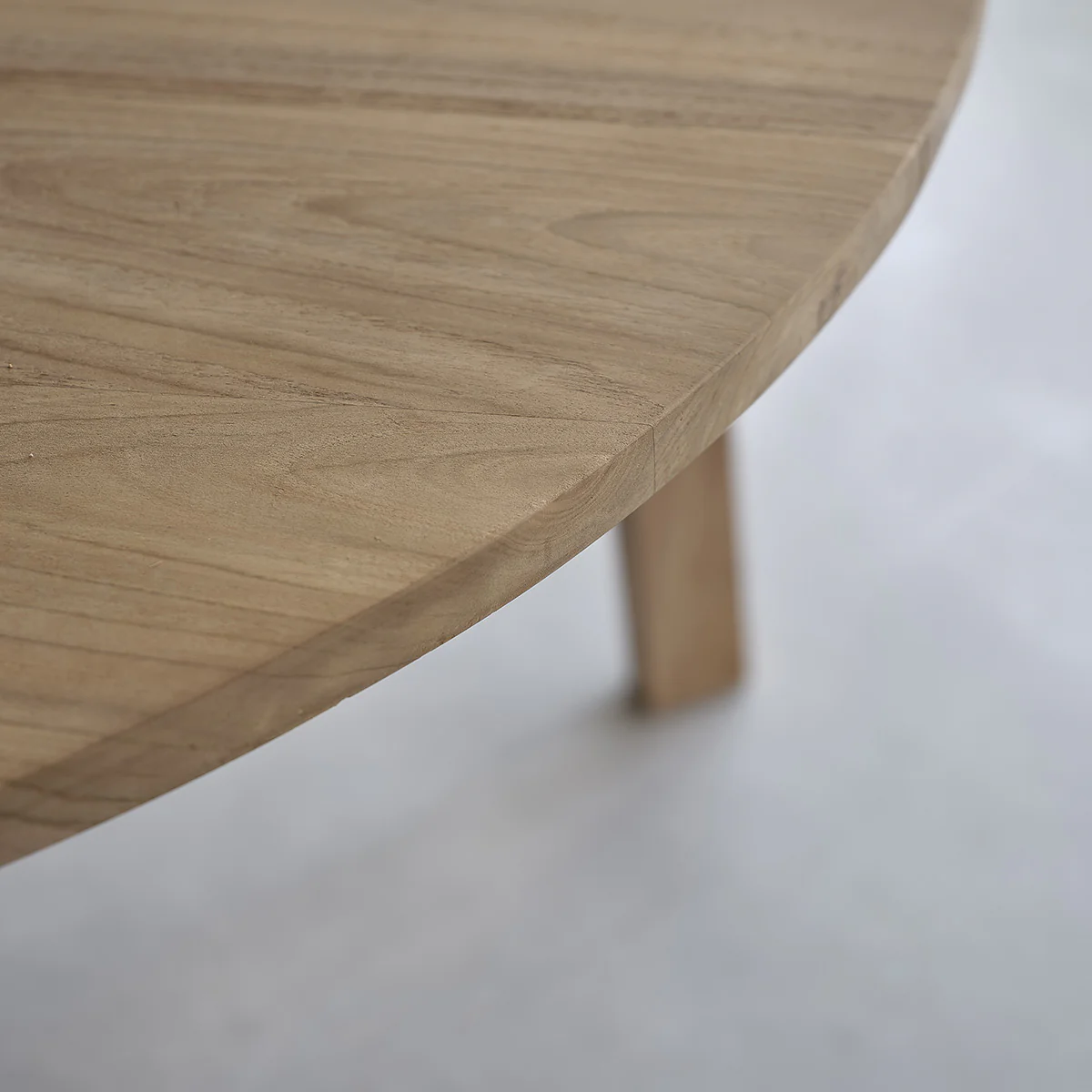 Table en teck massif ronde 4 pers. - Image 6