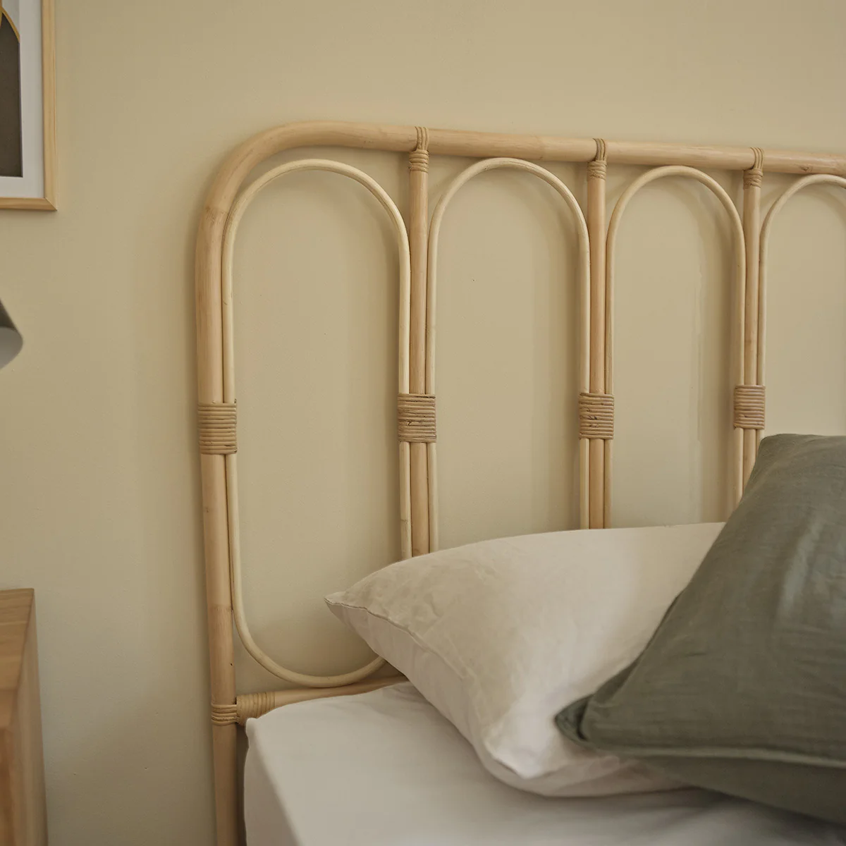 Tête de lit en rotin 160 cm - Image 4