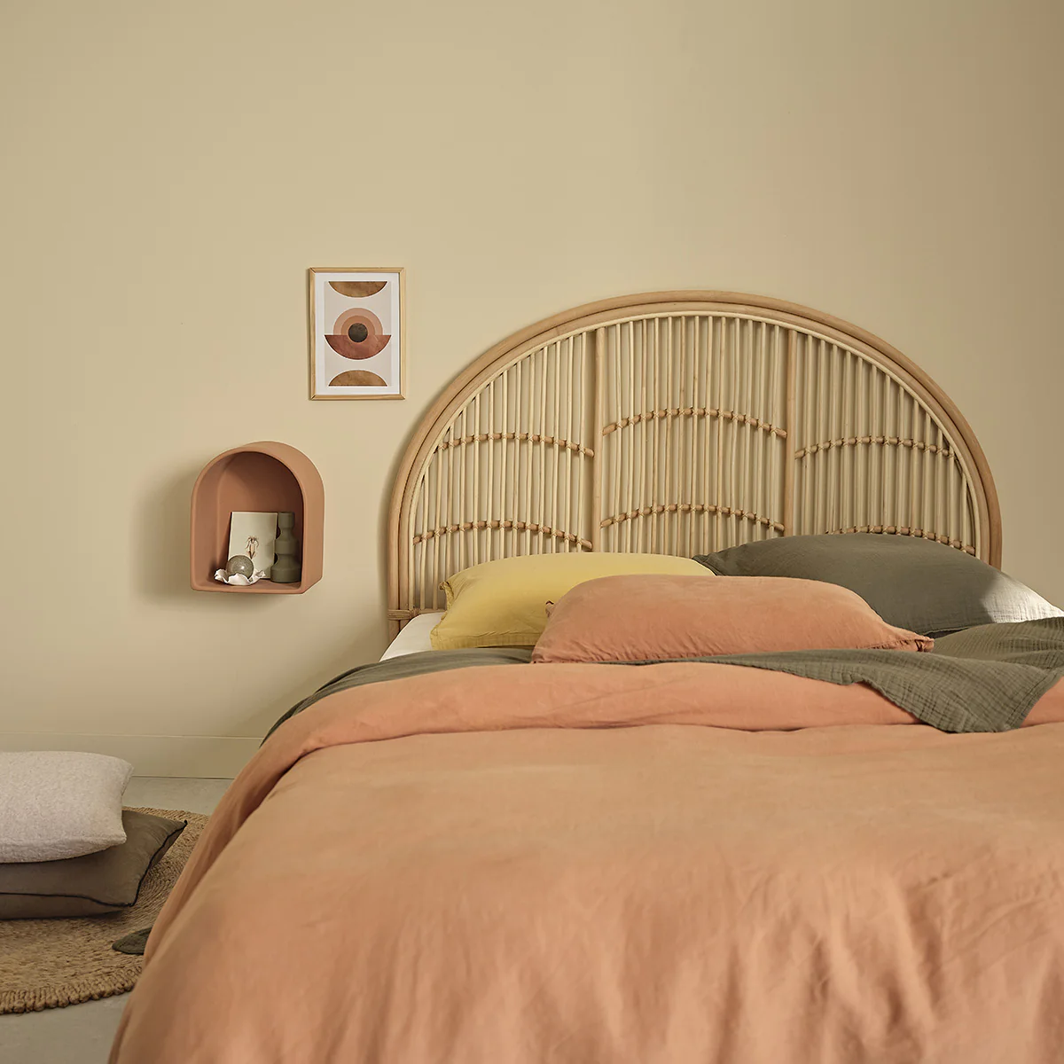 Tête de lit en rotin 140 cm - Image 3