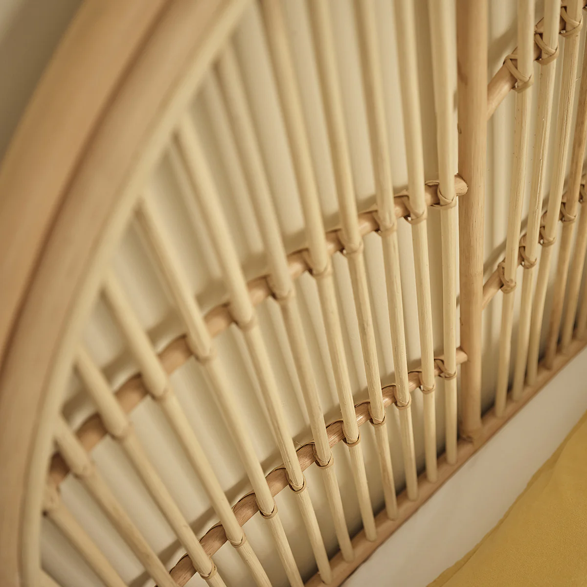 Tête de lit en rotin 140 cm - Image 4