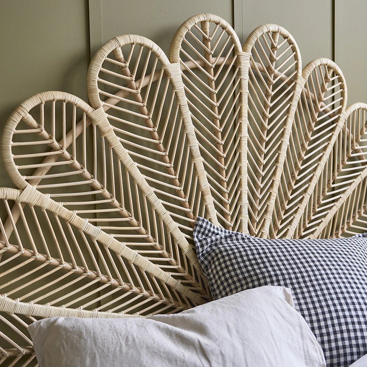 Tête de lit en rotin 180 cm - Image 6