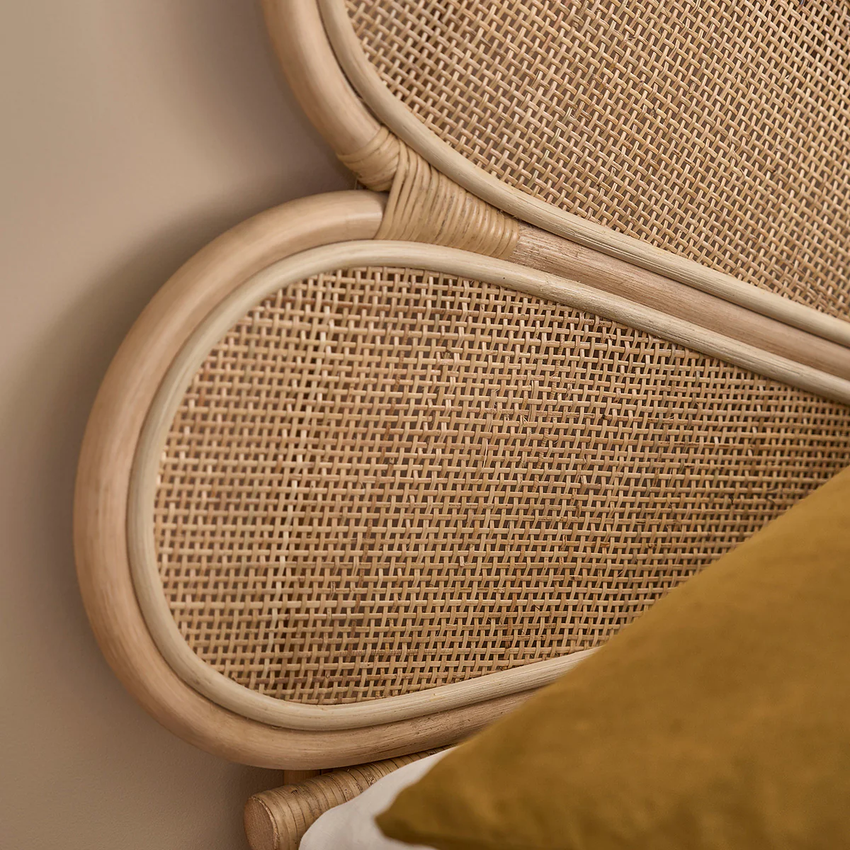 Tête de lit en rotin et cannage 140 cm - Image 5