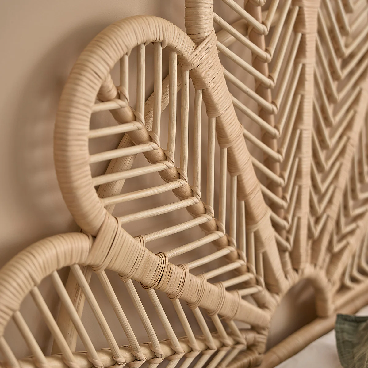 Tête de lit en rotin 90 cm - Image 4